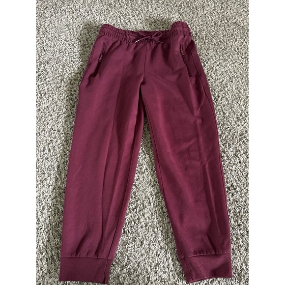 Old Navy Pants - Old Navy Women's Maroon High-Rise Elastic Drawstring Jogger Size Medium